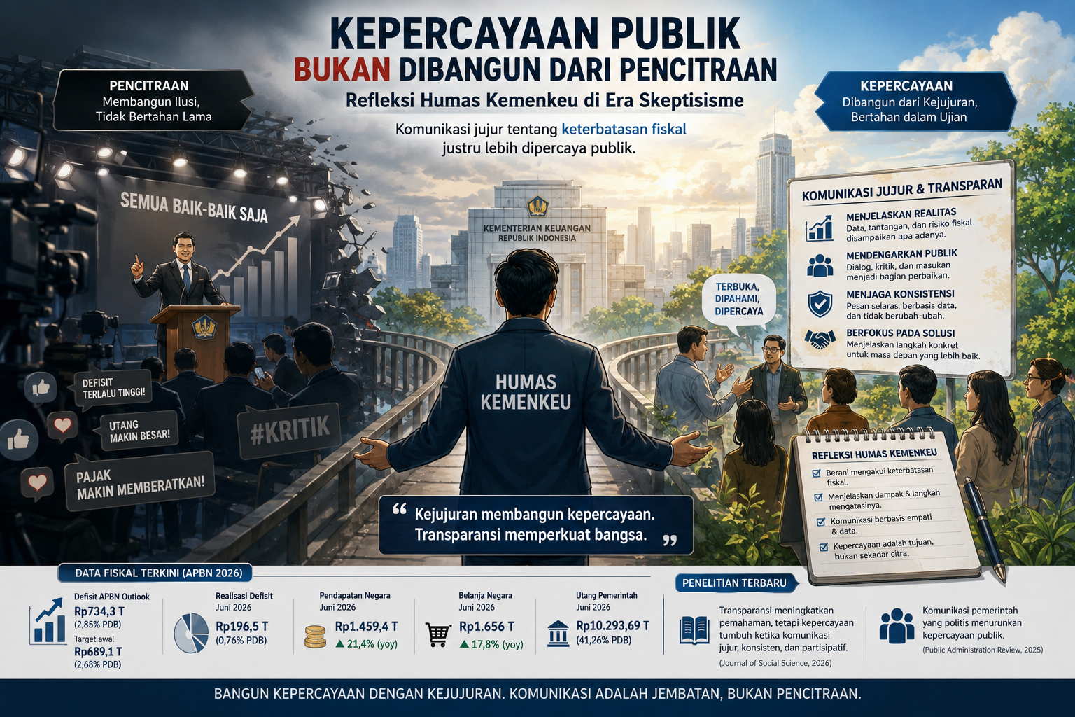 Publik Tak Lagi Butuh Pencitraan: Saat Kejujuran Menjadi Kekuatan Humas Kemenkeu