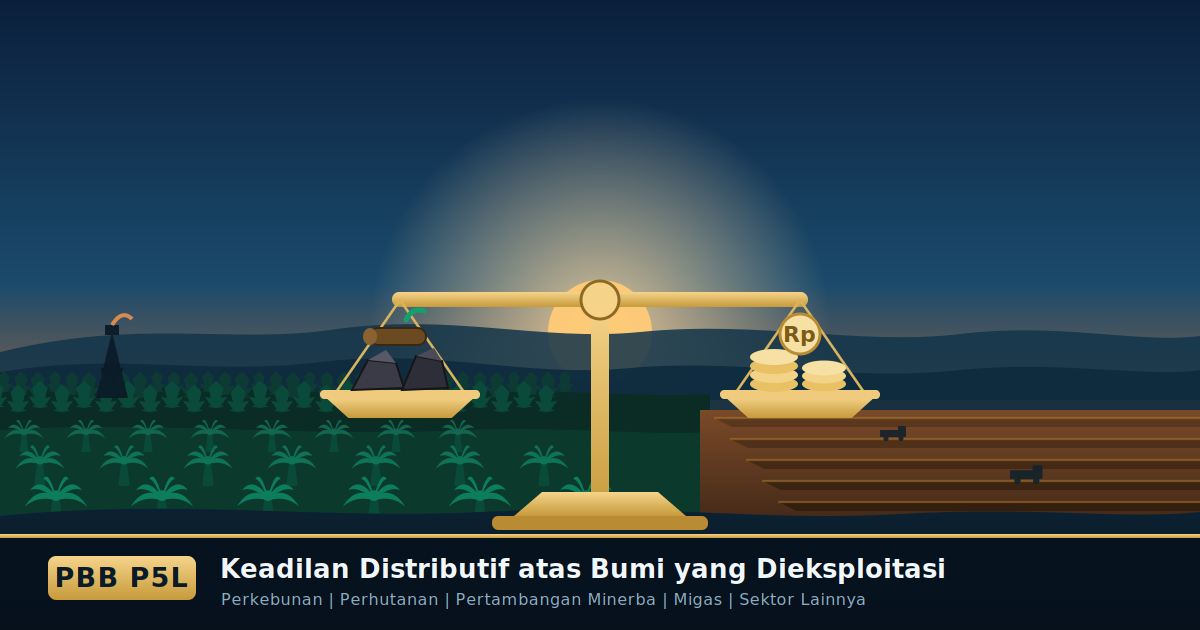 Keadilan Distributif di Balik Lubang Tambang dan Deret Sawit