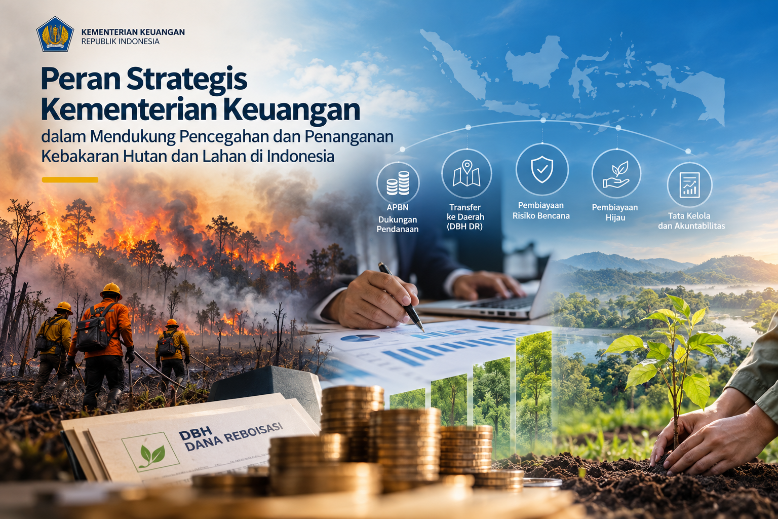 Peran Kementerian Keuangan dalam Penanganan Karhutla