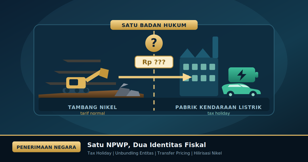 Ketika Tambang dan Pabrik Berbagi Satu NPWP, Di Mana Batas Tax Holiday?