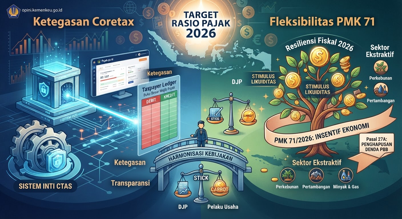Orkestrasi Kebijakan Fiskal 2026: Harmonisasi Ketegasan Coretax dan Fleksibilitas PMK 71