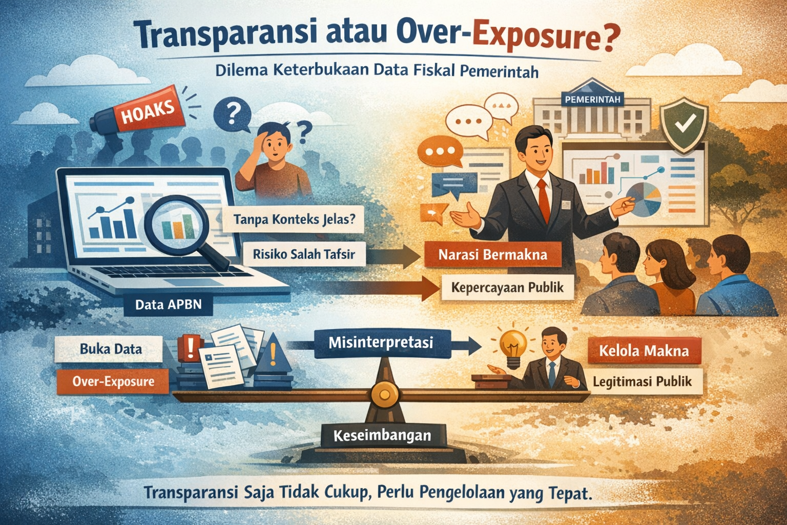 Transparansi atau Over-Exposure? Dilema Keterbukaan Data Fiskal Pemerintah