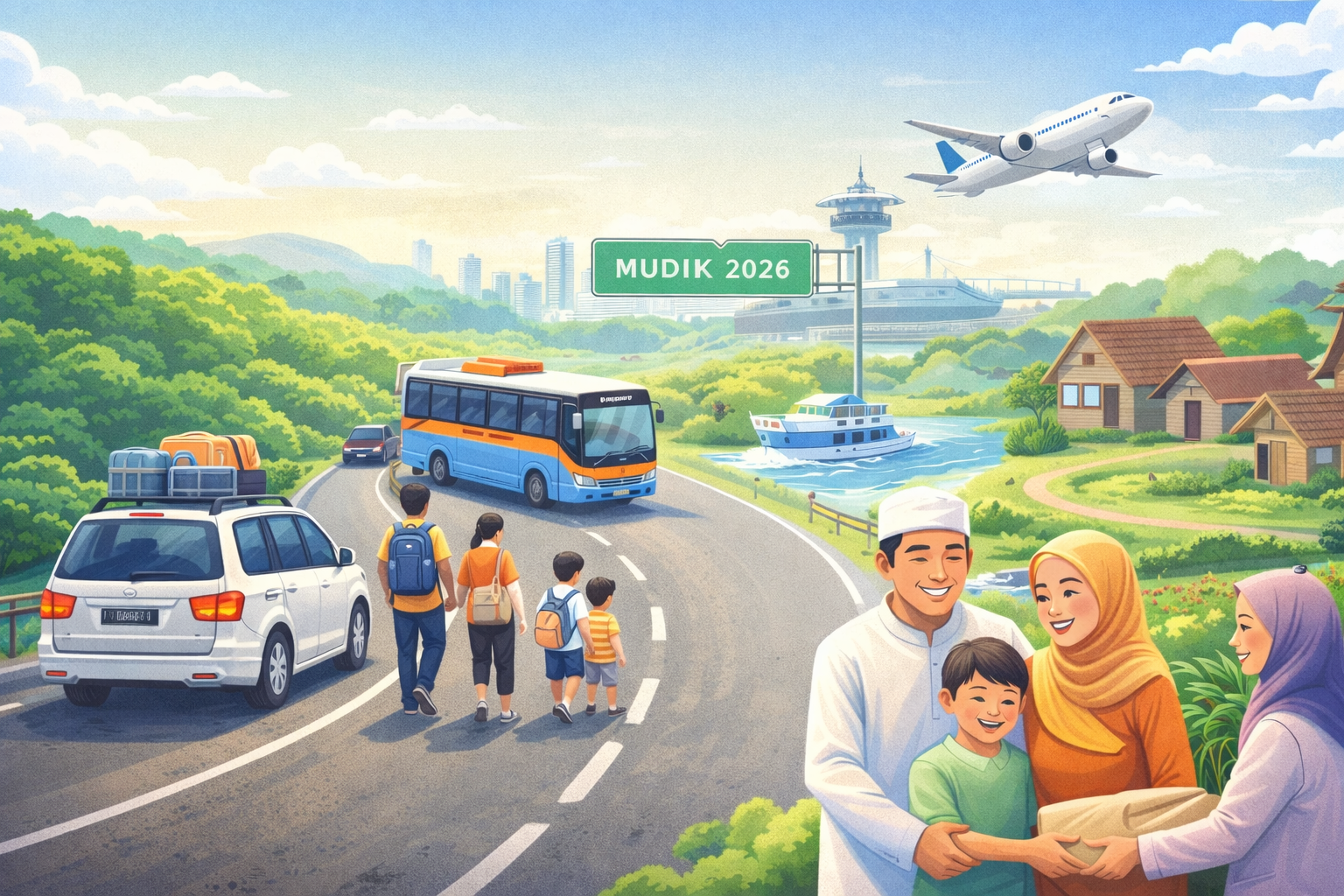 Di Balik Ramainya Mudik Lebaran, Ada Peran Besar APBN