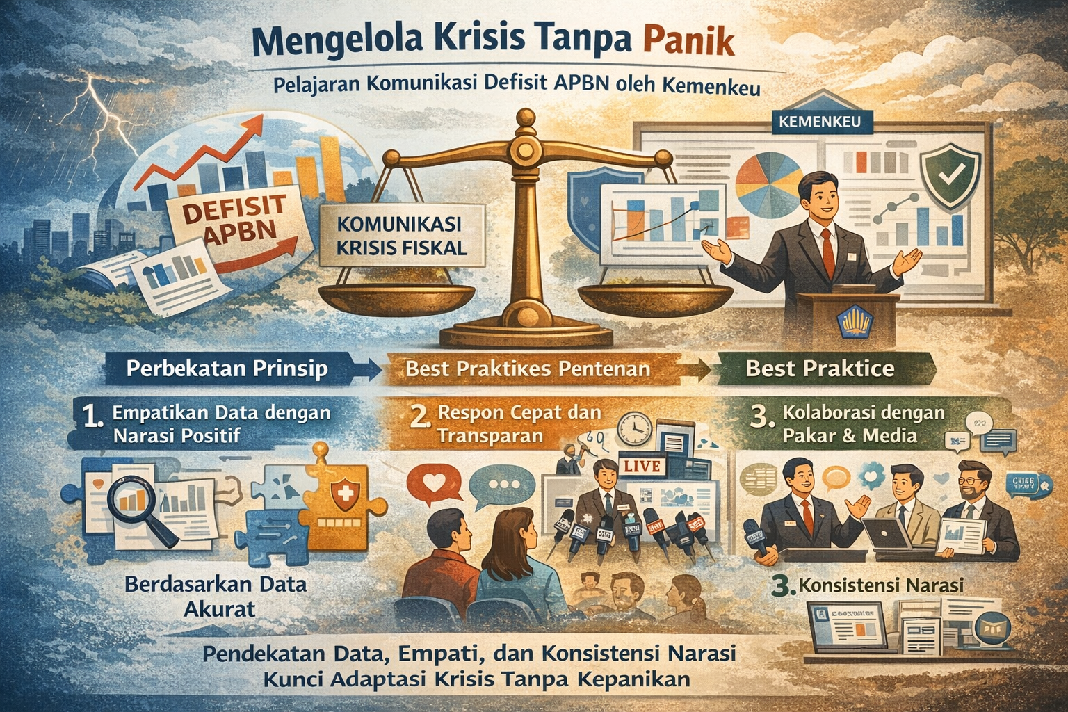 Mengelola Krisis Tanpa Panik: Pelajaran Komunikasi Defisit APBN oleh Kemenkeu